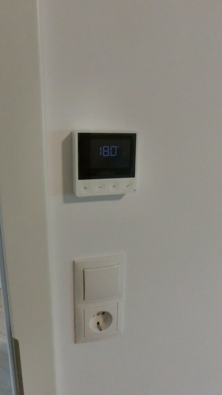 Fußbodenheizung mit